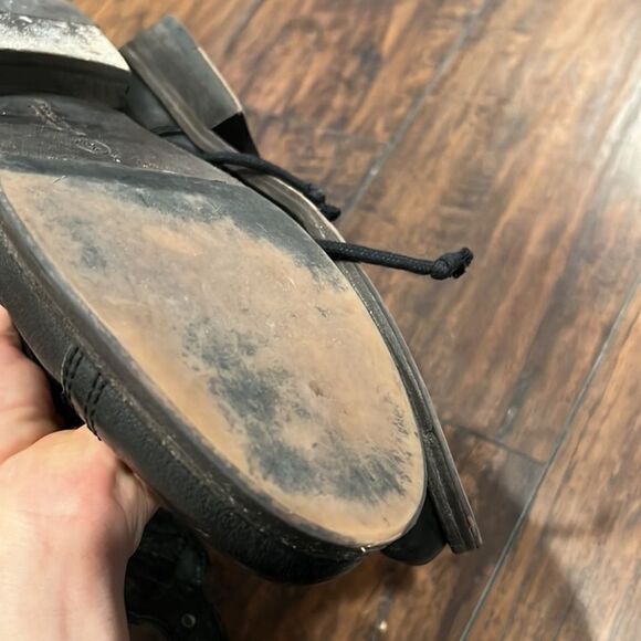 Allsaints Spitalfields double buckle combat Boots size 39 size 8 in USA in GUC - Picture 8 of 10